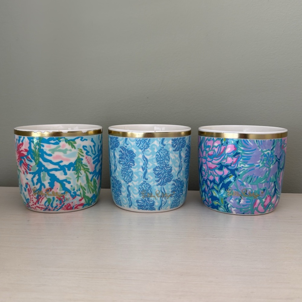 Lilly Pulitzer Planter Set of 3 - Picture 2 of 10